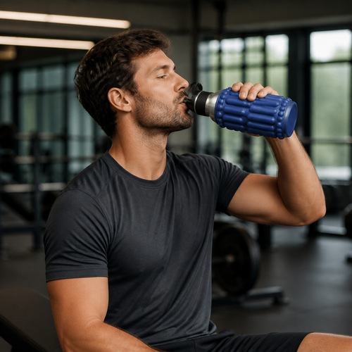 Botella Deportiva con Funda de Masaje | 750 ml