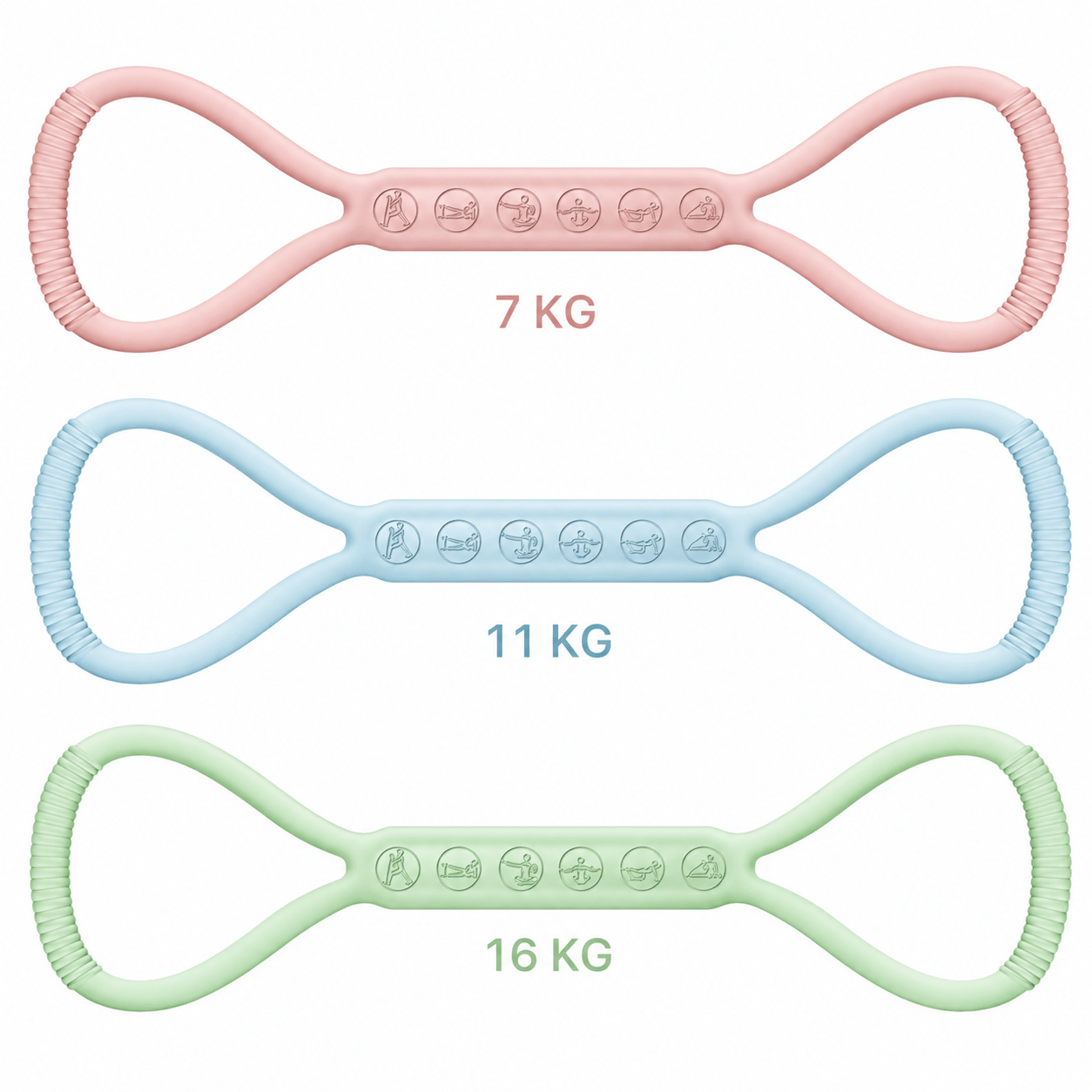 Kit de 3 Bandas de Resistencia FitNova - FitNova