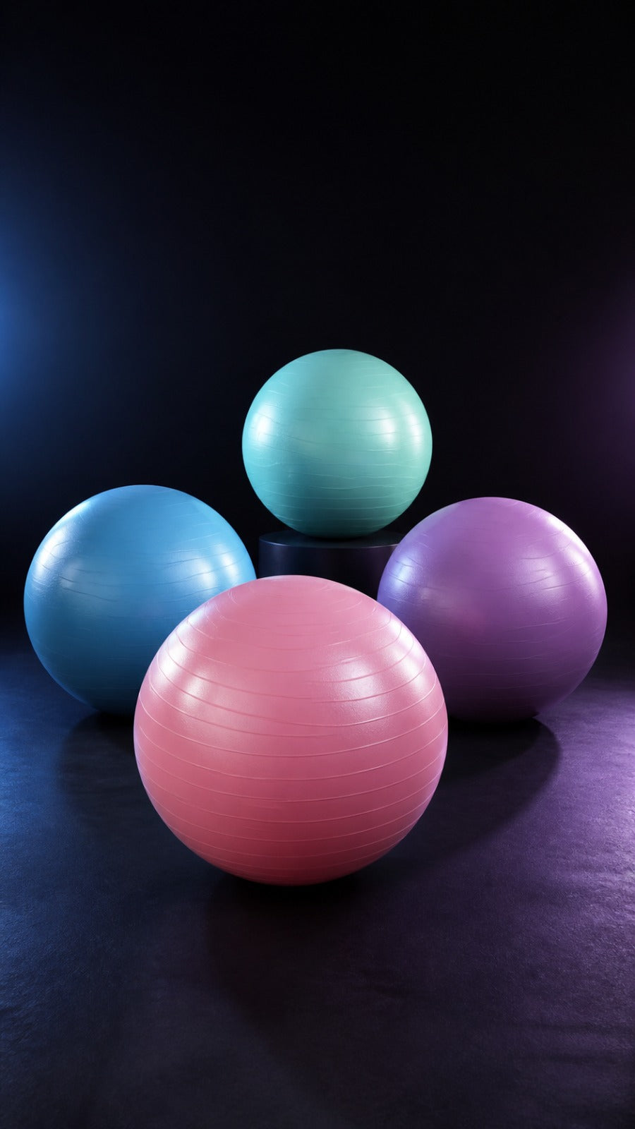 Pelota de Yoga Antiexplosión con Inflador | 55, 65 y 75 cm